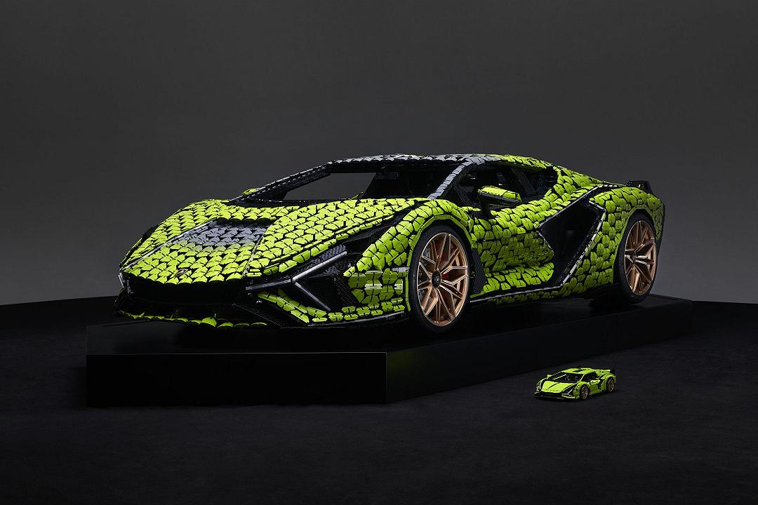 LEGO Lamborghini Sián: svelato il modello Technic a grandezza reale