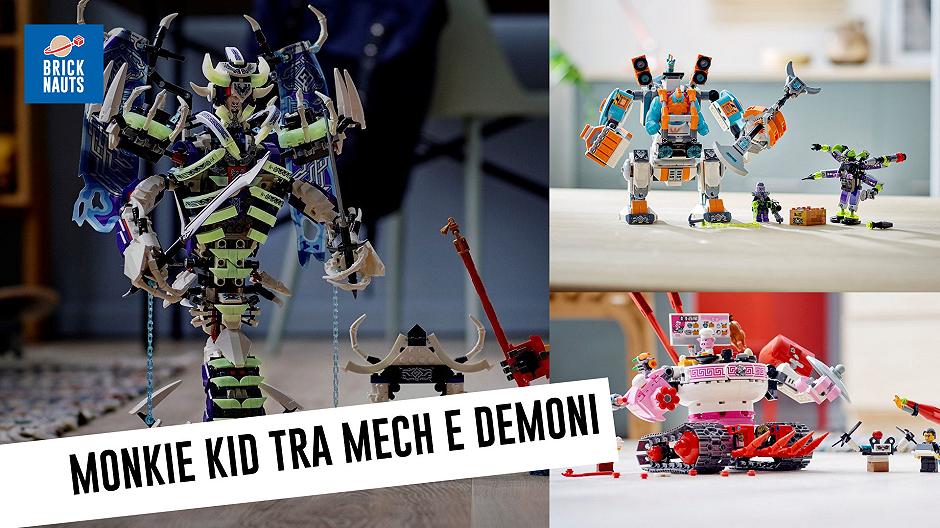 Lego Monkie Kid, tre set nuovi: dal mech al demone!