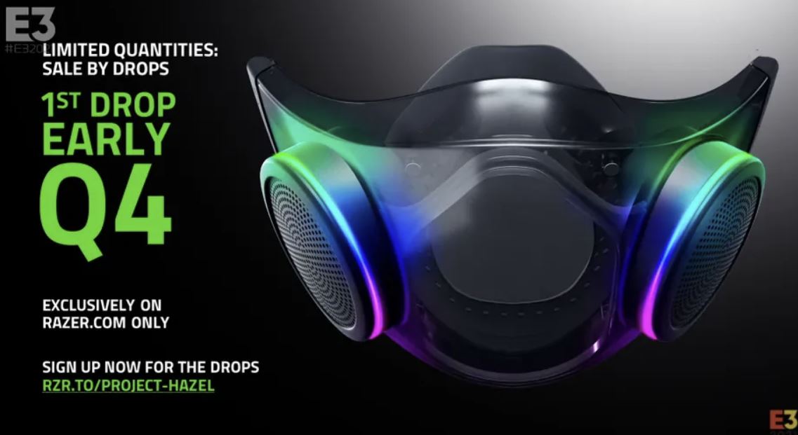Razer Zephyr: la mascherina smart N95 è sempre più vicina