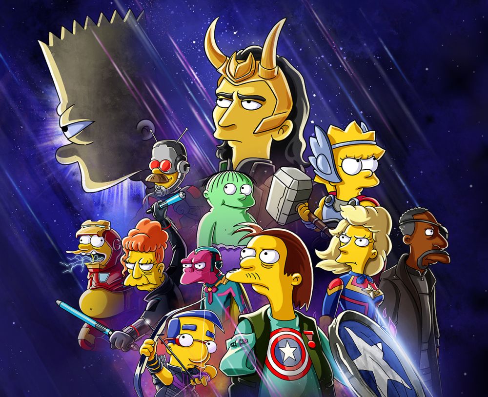 The Good, the Bart, and the Loki: la prima clip ufficiale dal corto crossover tra I Simpson e Loki