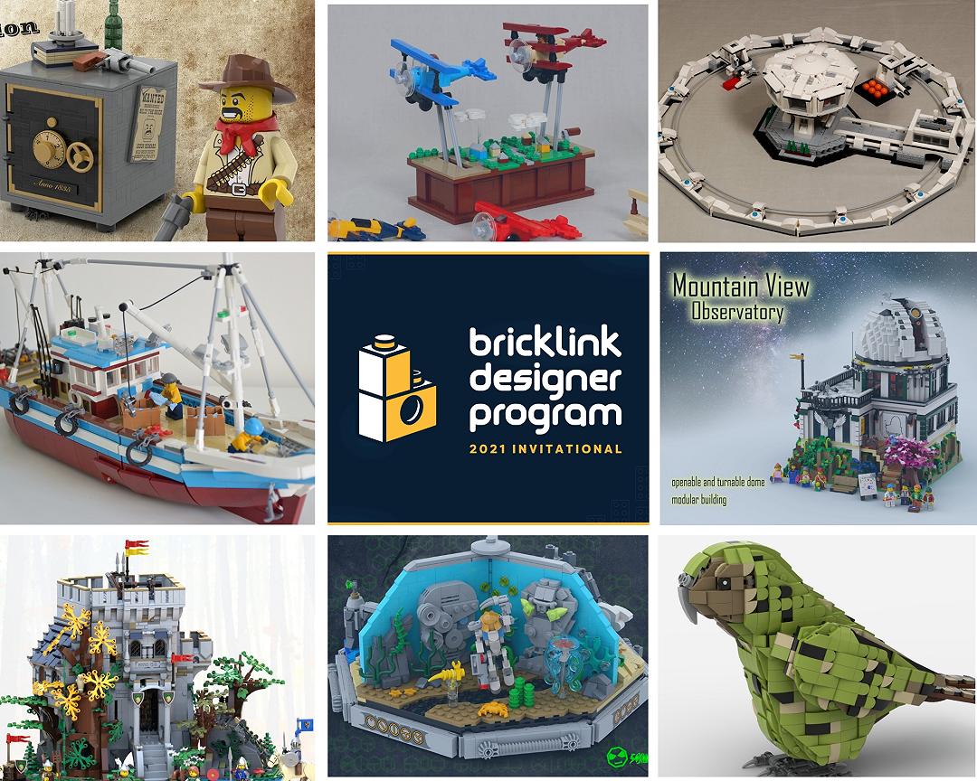 BrickLink Designer Program, LEGO annuncia i primi otto progetti che verranno lanciati