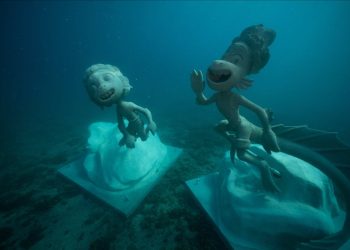Luca: le statue subacquee dei protagonisti al largo di Monterosso