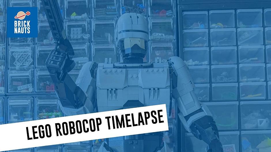 LEGO RoboCop, rivediamo il timelapse della sua costruzione con Simone