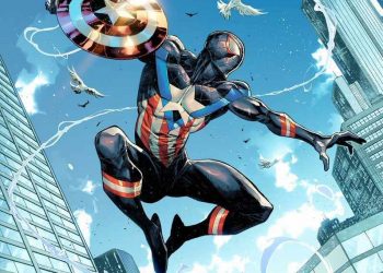 Spider-Man: Miles Morales con il costume di Captain America in un nuovo fumetto