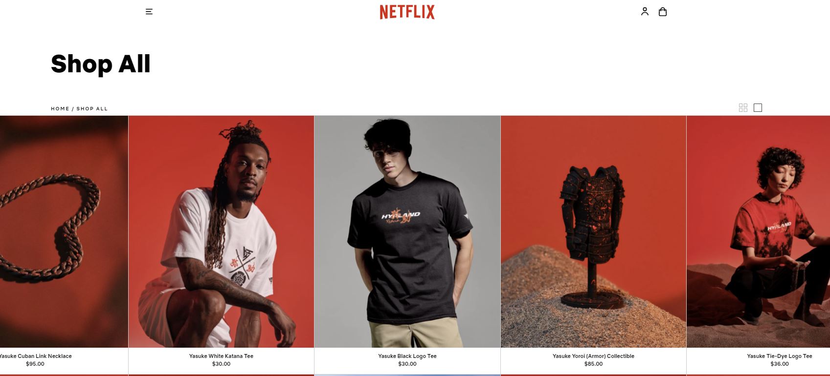 Netflix punta sul merchandising, online uno store ufficiale con t-shirt e action figure in edizione limitata