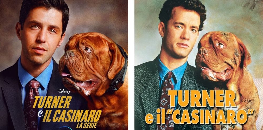 Turner e il Casinaro: il poster della serie è la replica perfetta di quello del film