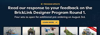 BrickLink Designer Program, annunciato l’aggiornamento legato al primo round