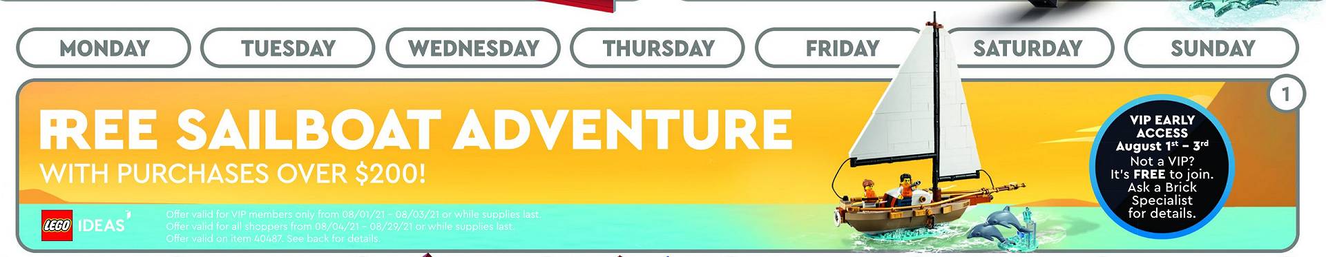 LEGO Sailboat Adventure