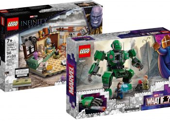 LEGO Marvel, presentati i due nuovi set dedicati dedicati ad Infinity Saga e What if...?