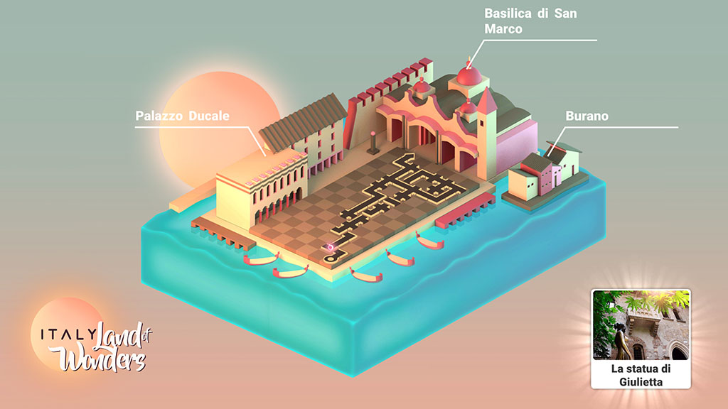 ITALY. Land of Wonders è un videogioco mobile creato per promuovere il turismo in Italia