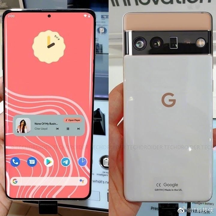 Google Pixel 6: la prima foto dal vivo del nuovo smartphone