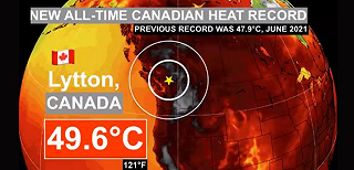 Caldo record in Canada: sfiorati i 50 gradi