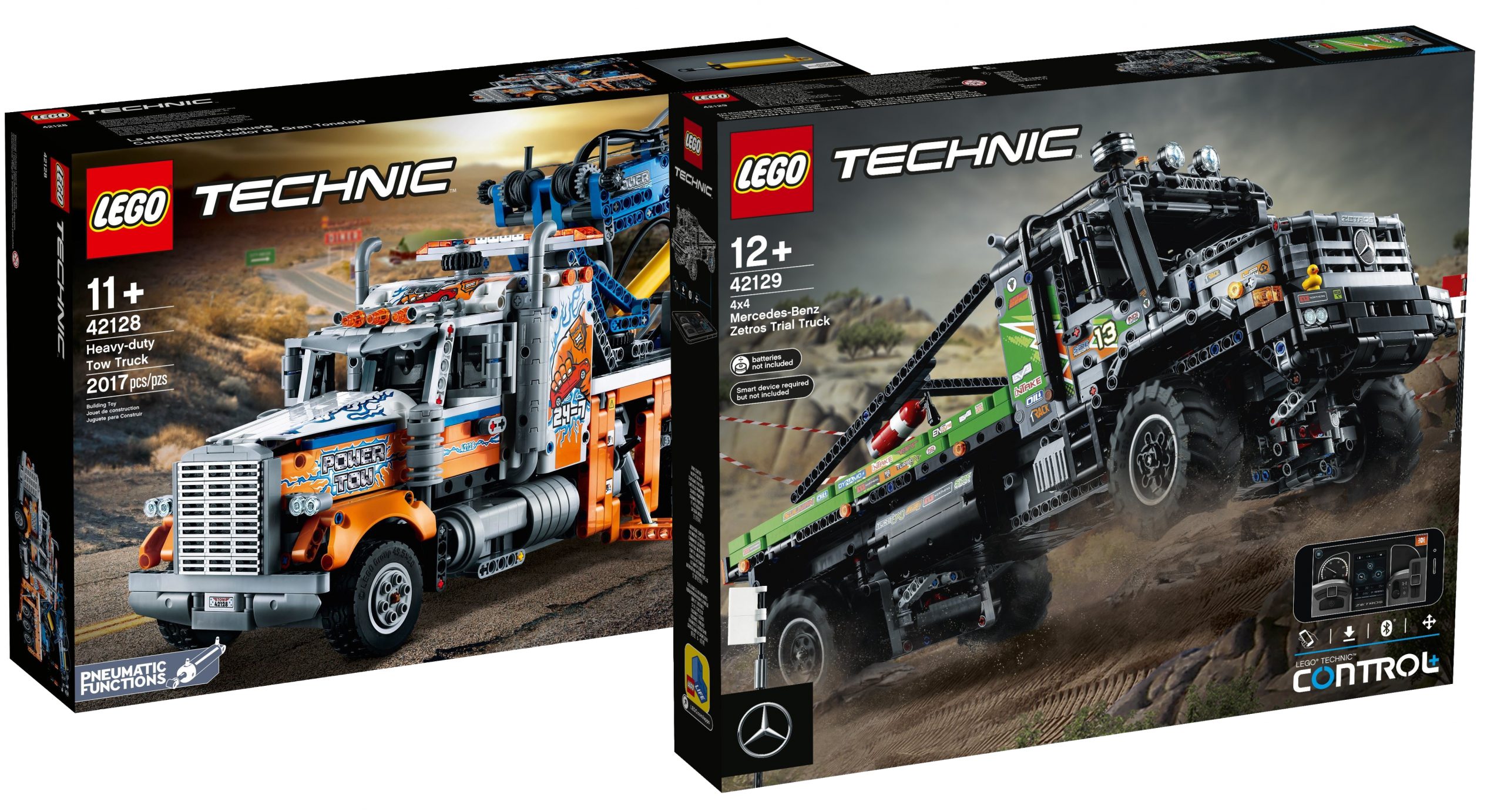 LEGO Technic Autogru e Mercedes Zetros Trial Truck, presentati i due nuovi set