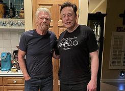 Virgin Galactic: prima del volo Richard Branson ha fatto colazione con Elon Musk, alle 3 di mattina