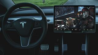 Tesla: arriva Disney Plus e una nuova modalità autolavaggio