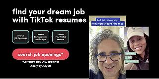 TikTok anche per le offerte di lavoro, negli USA parte il test