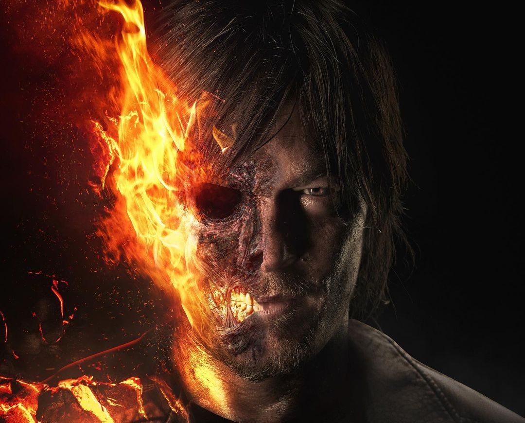 Ghost Rider: Norman Reedus è Johnny Blaze in una suggestiva fan art