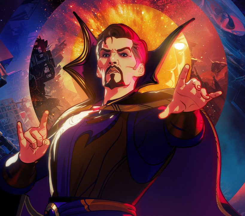 What if…?, il poster dedicato a Doctor Strange in versione dark