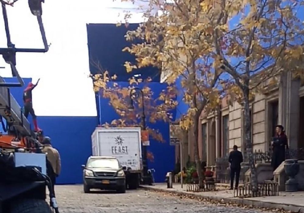 Spider-Man: No Way Home, nuova foto con l’incontro tra Spidey e Doctor Strange
