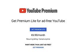 YouTube Premium Lite giunge al capolinea: stop al piano ‘low-cost’ da 7€/mese