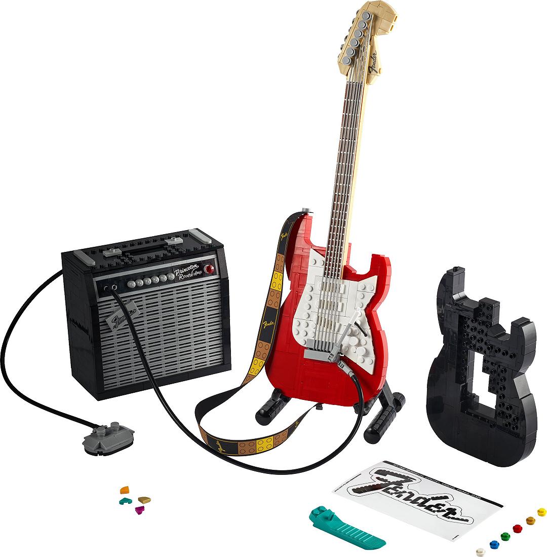 LEGO Fender Stratocaster: svelato il nuovo set LEGO Ideas 21329