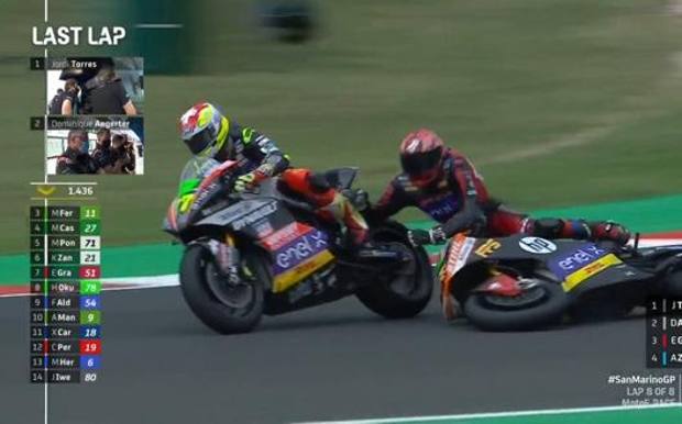 La MotoE finisce col colpo di scena a Misano: Aegerter punito, Torres ancora Campione