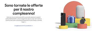 Google compie 23 anni: 20% di sconto sui prodotti dello store