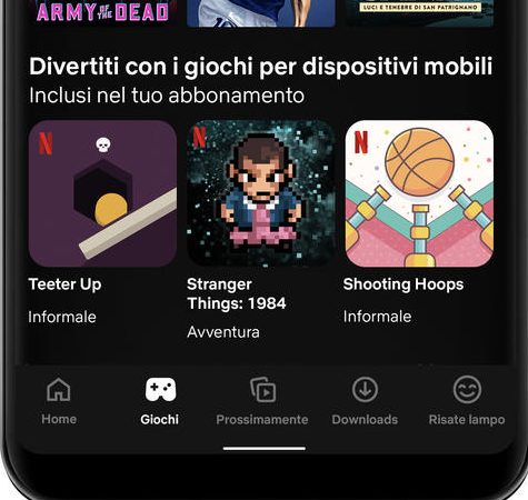 Giochi su Netflix: come scaricarli e giocarci