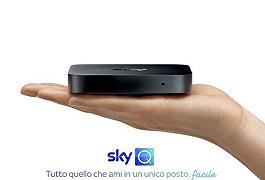 Sky presenta il nuovo box Sky Q: compatto, elegante e non serve la parabola