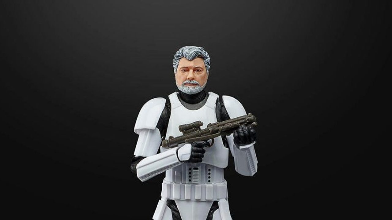 Star Wars: ecco la action figure di George Lucas in versione Stormtrooper