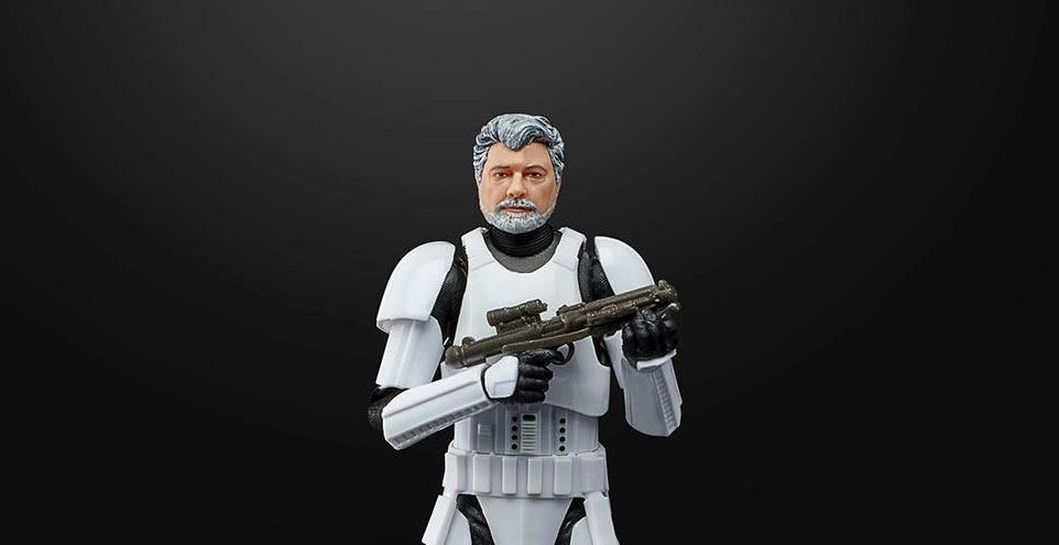 Star Wars: ecco la action figure di George Lucas in versione Stormtrooper