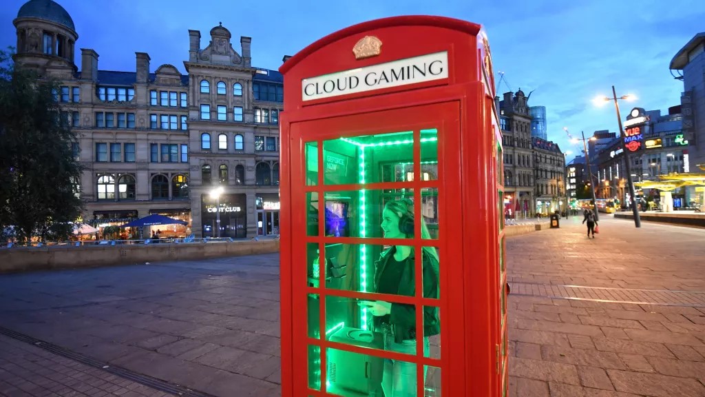 Cabina telefonica cloud gaming