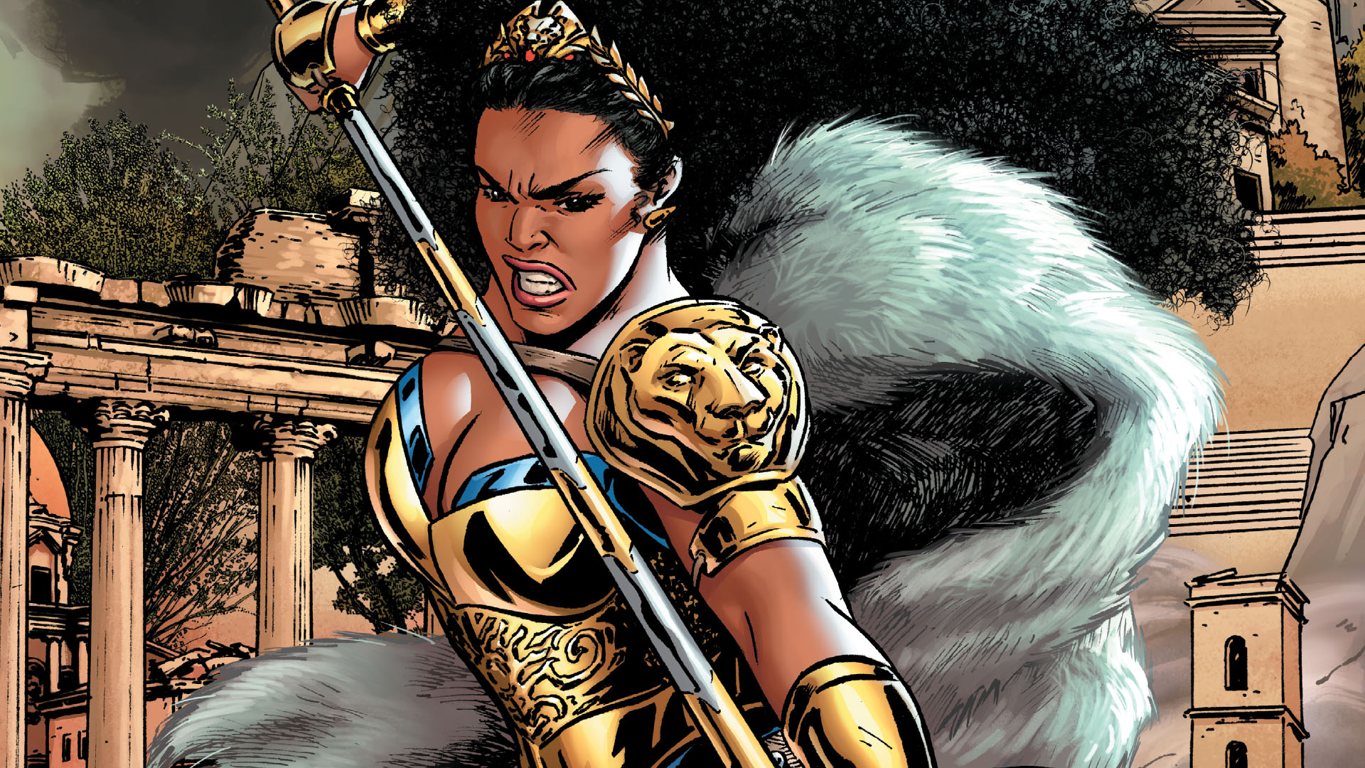 NUBIA & THE AMAZONS #1, Wonder Woman