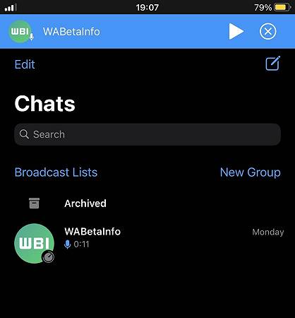 Whatsapp audio