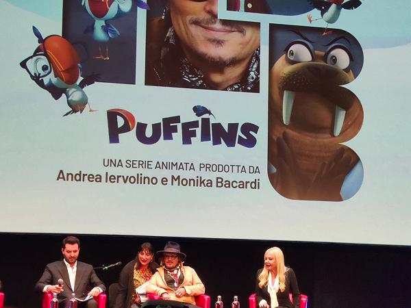 Johnny Depp report incontro Puffins