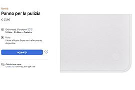 Il panno per la pulizia ufficiale di Apple che costa 25 euro