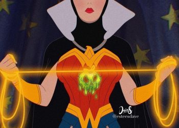 Biancaneve e i sette nani: Gal Gadot condivide delle fan art che incrociano la Regina cattiva e Wonder Woman