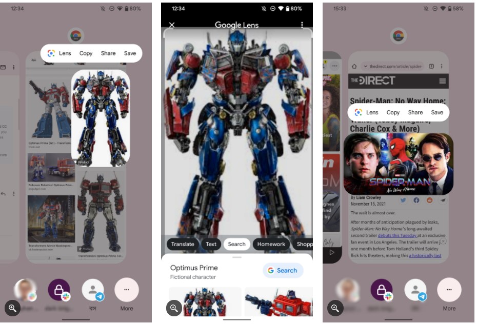 Android 12 permette di condividere le foto molto più velocemente