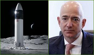 Il ritorno dell’uomo sulla Luna slitta nel 2025, la NASA: “è (anche) colpa di Blue Origin e Jeff Bezos”