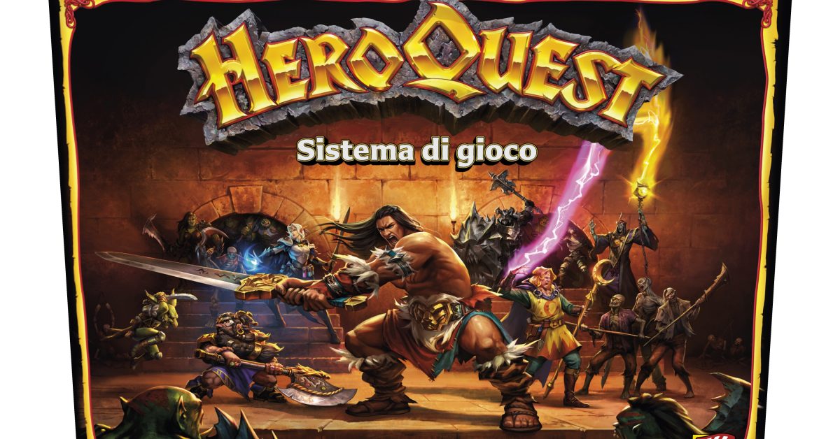 Il mitico gioco da tavolo HeroQuest è tornato, e c'è anche la