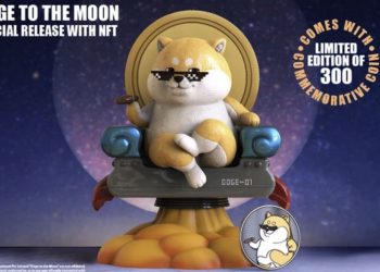 Doge to the Moon, la prima statua da collezione che è anche un NFT prodotta da Mighty Jaxx