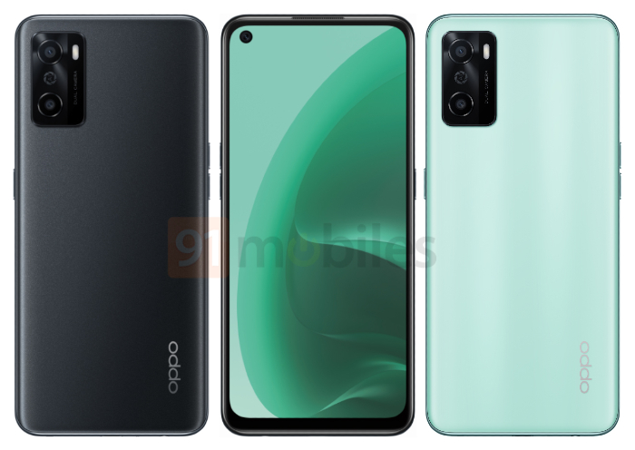 Oppo A55s si mostra nei primi render non ufficiali
