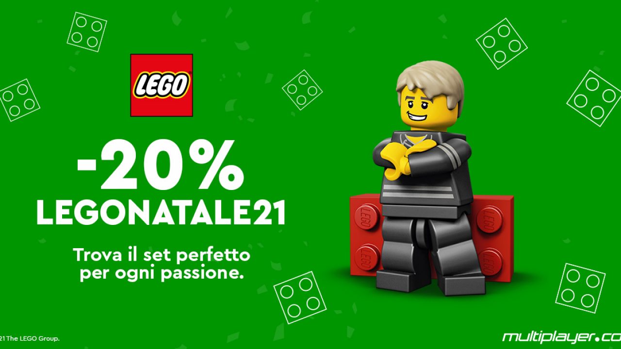 LEGO: sconto del 20% su tantissimi set su Multiplayer.com