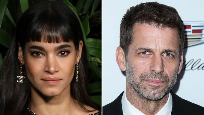 Sofia-Boutella-and-Zack-Snyder. Rebel Moon