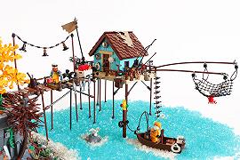 LEGO MOC, il trabucco di Theo il pescatore è l’opera marina di Norton74