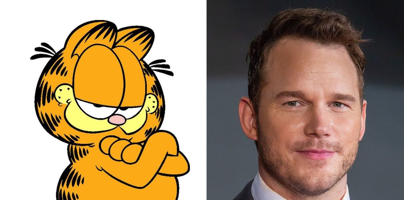 Garfield il gatto avrà la voce di Chris Pratt in un nuovo film d’animazione