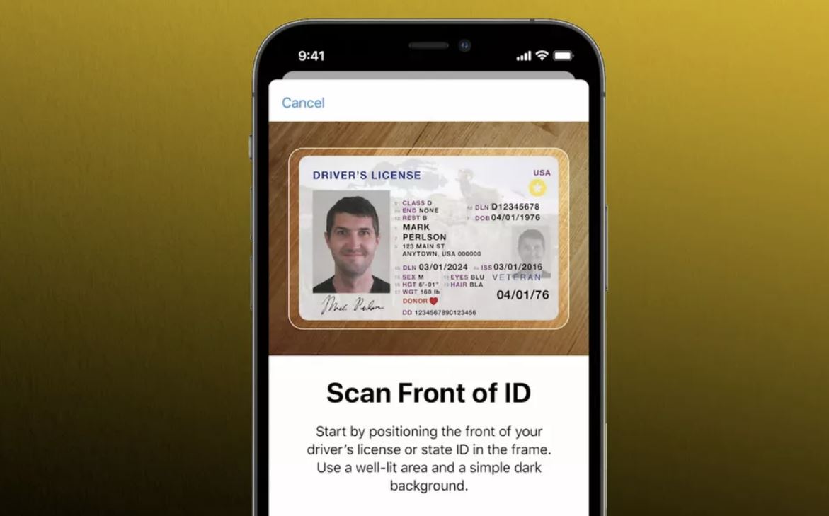 I documenti d’identità nel Wallet dell’iPhone: ecco in quali Stati