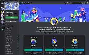 Discord testa degli abbonamenti per i server