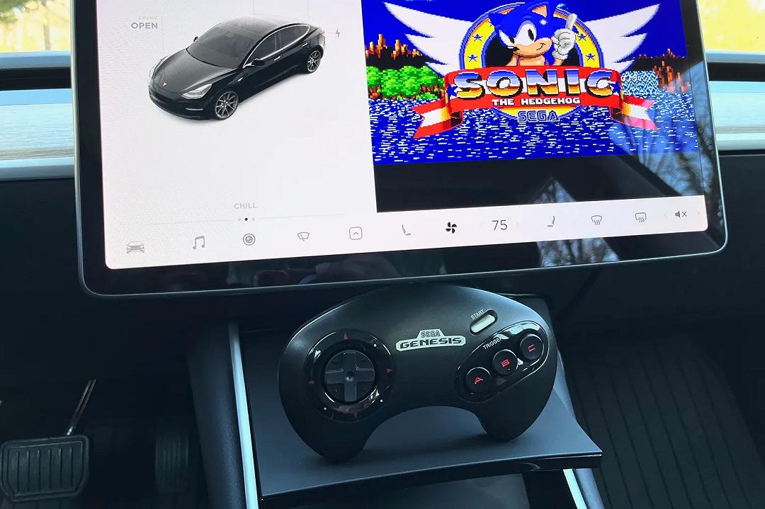 Sonic: The Hedgehog è il prossimo gioco in arrivo sulle Tesla