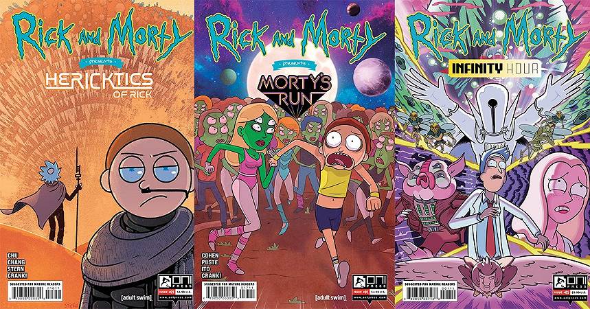 Rick and Morty, Dune, Star Wars